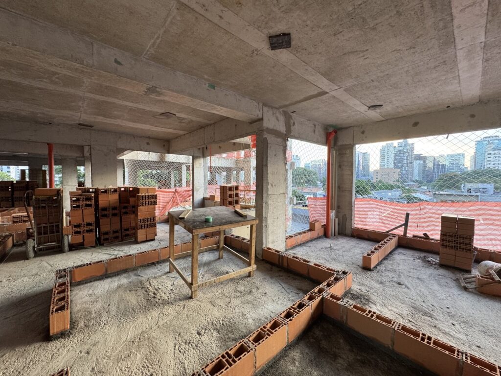 Acompanhamento de obra do Baume Itaim