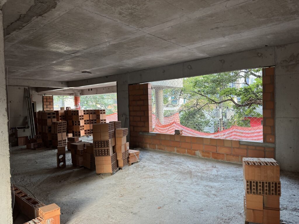 Acompanhamento de obra do Baume Itaim