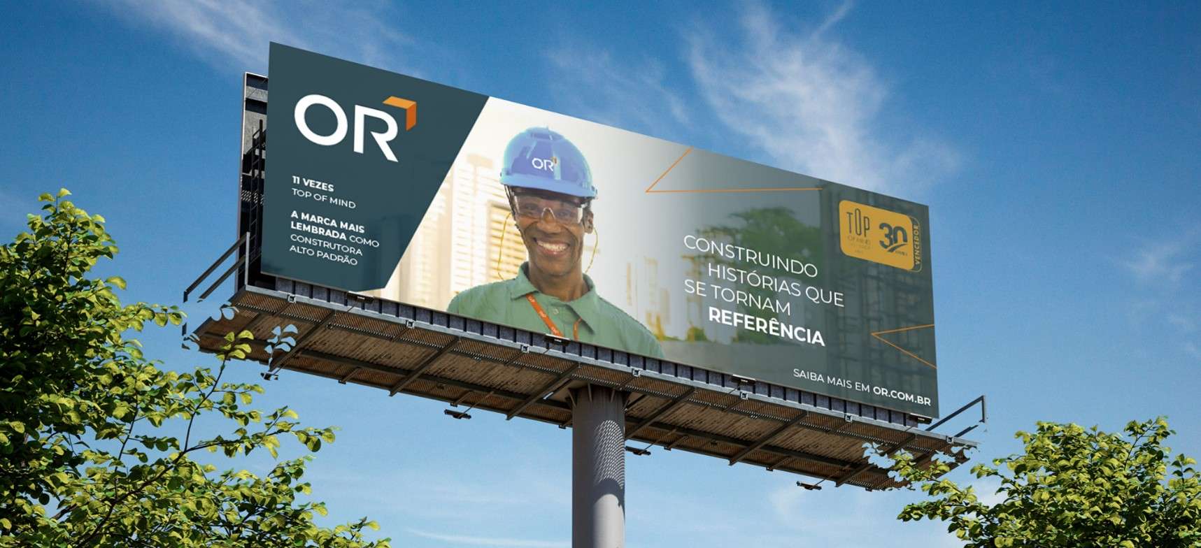 Projetos icônicos e compromisso com o futuro elegem novamente a OR como Construtora de Alto Padrão mais lembrada no Top of Mind