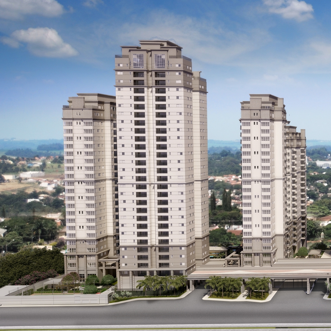 Fachada das torres do Alpha Park